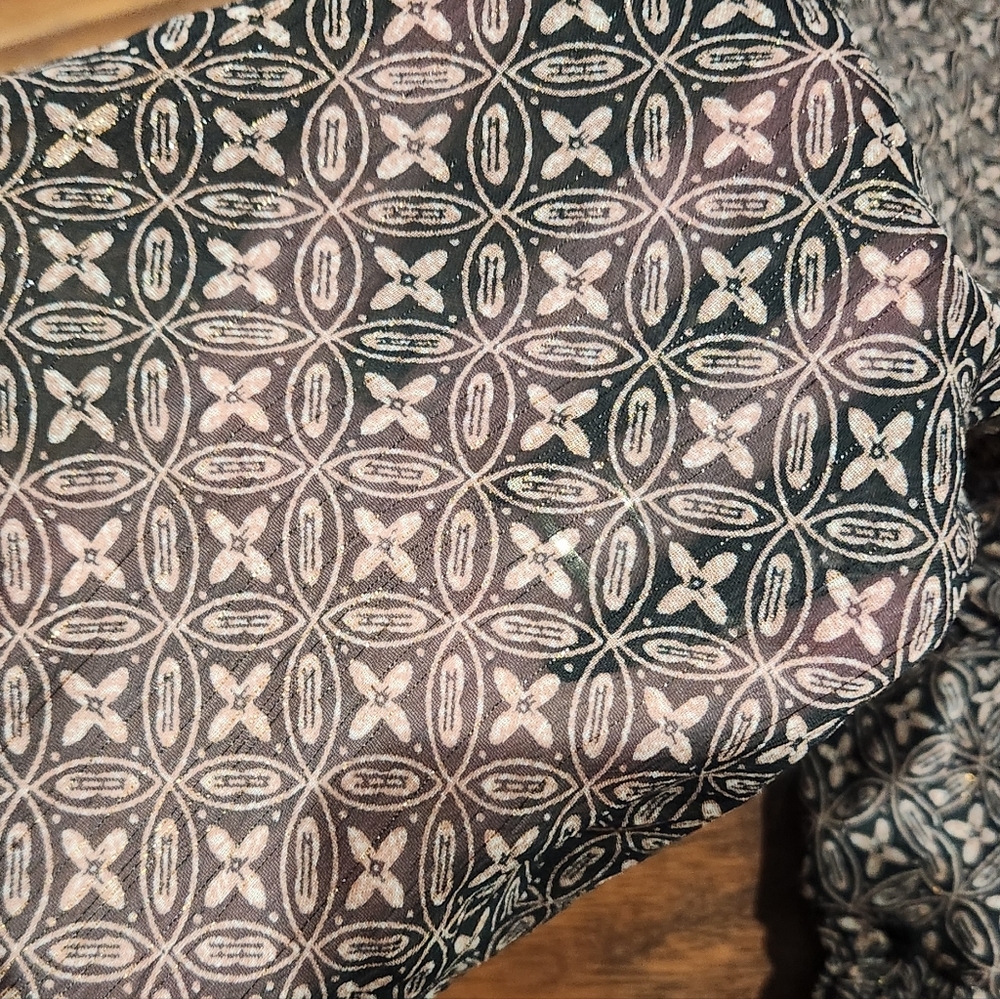 Mimi Chica Black and Brown Patterned Dress - Picture 3 of 7